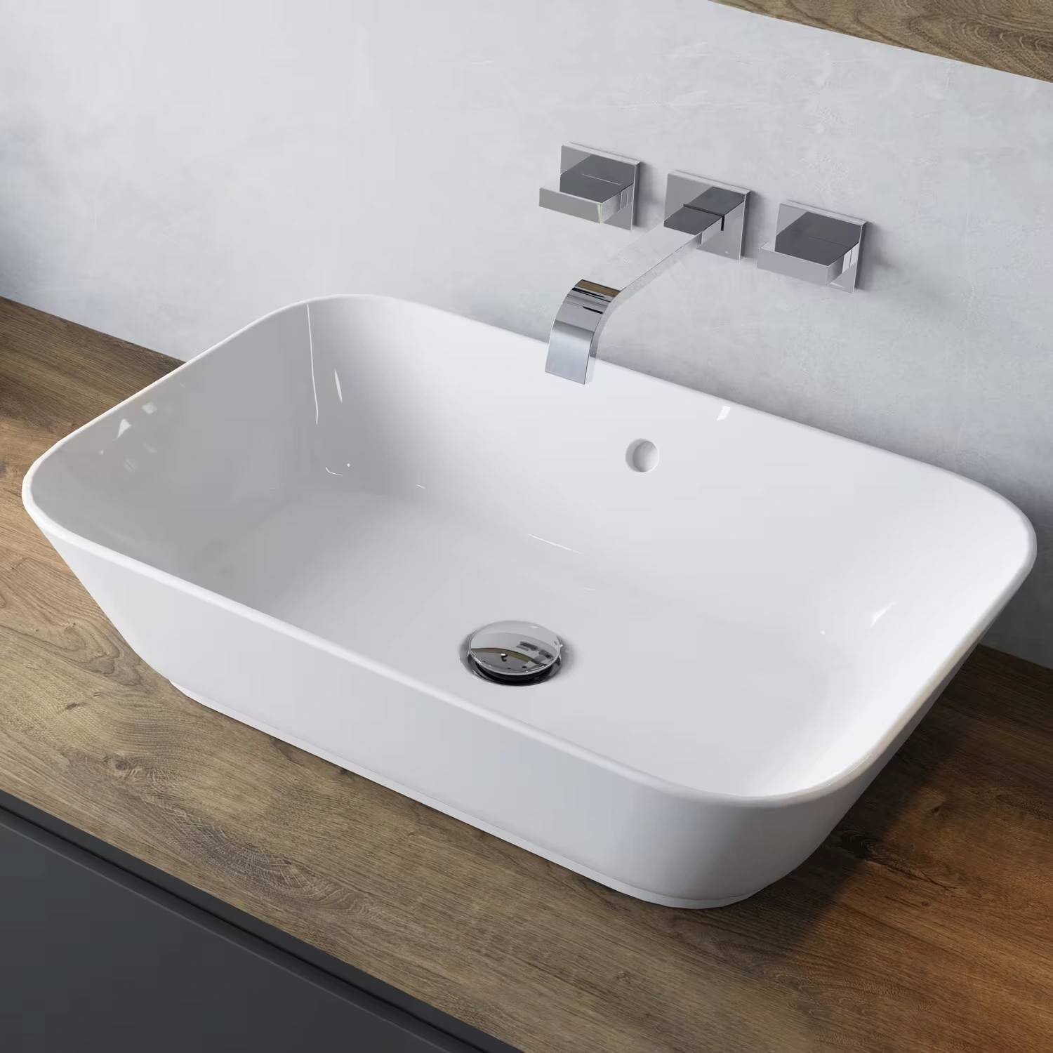 Steinkamp Value Aufsatzwaschtisch in weiß