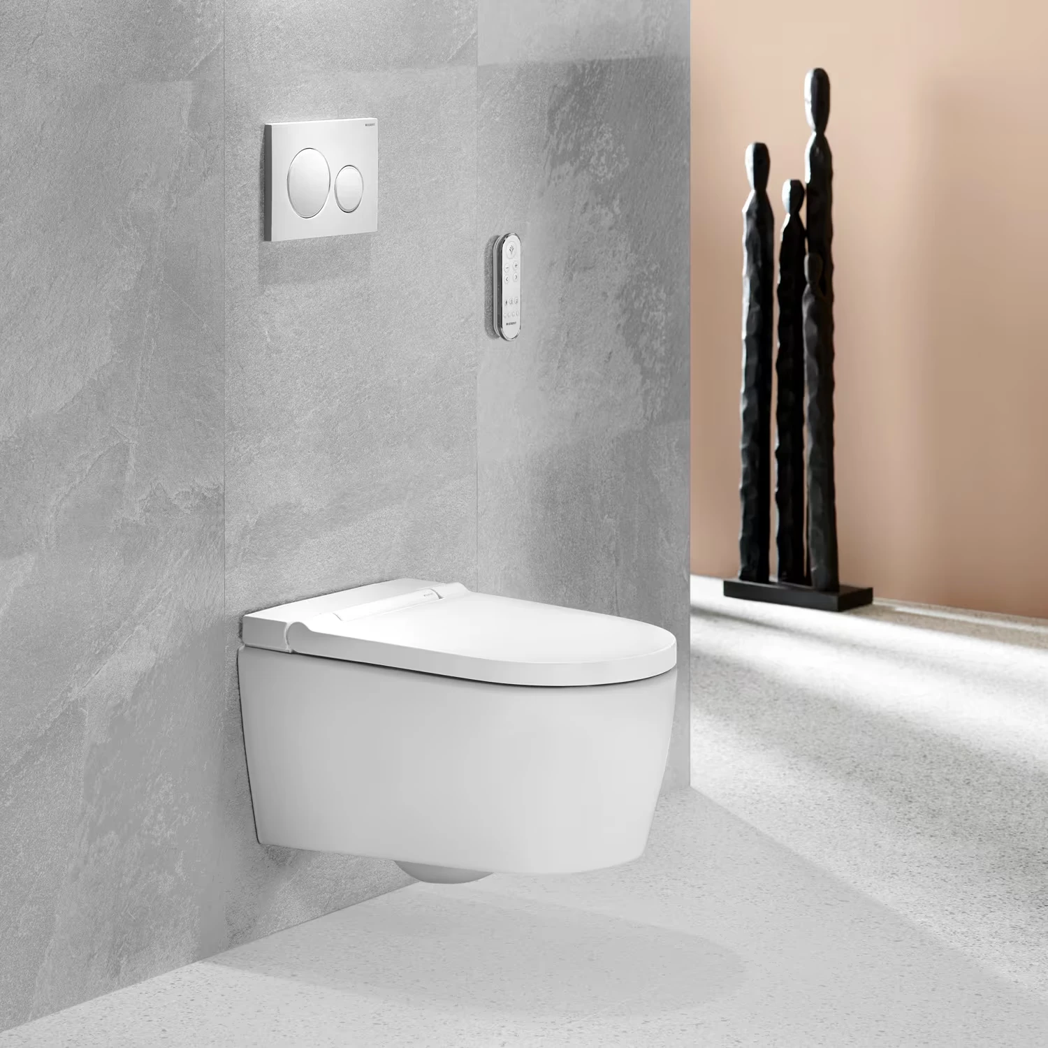Geberit AquaClean Sela WC-Komplettanlage Wand WC in weiß