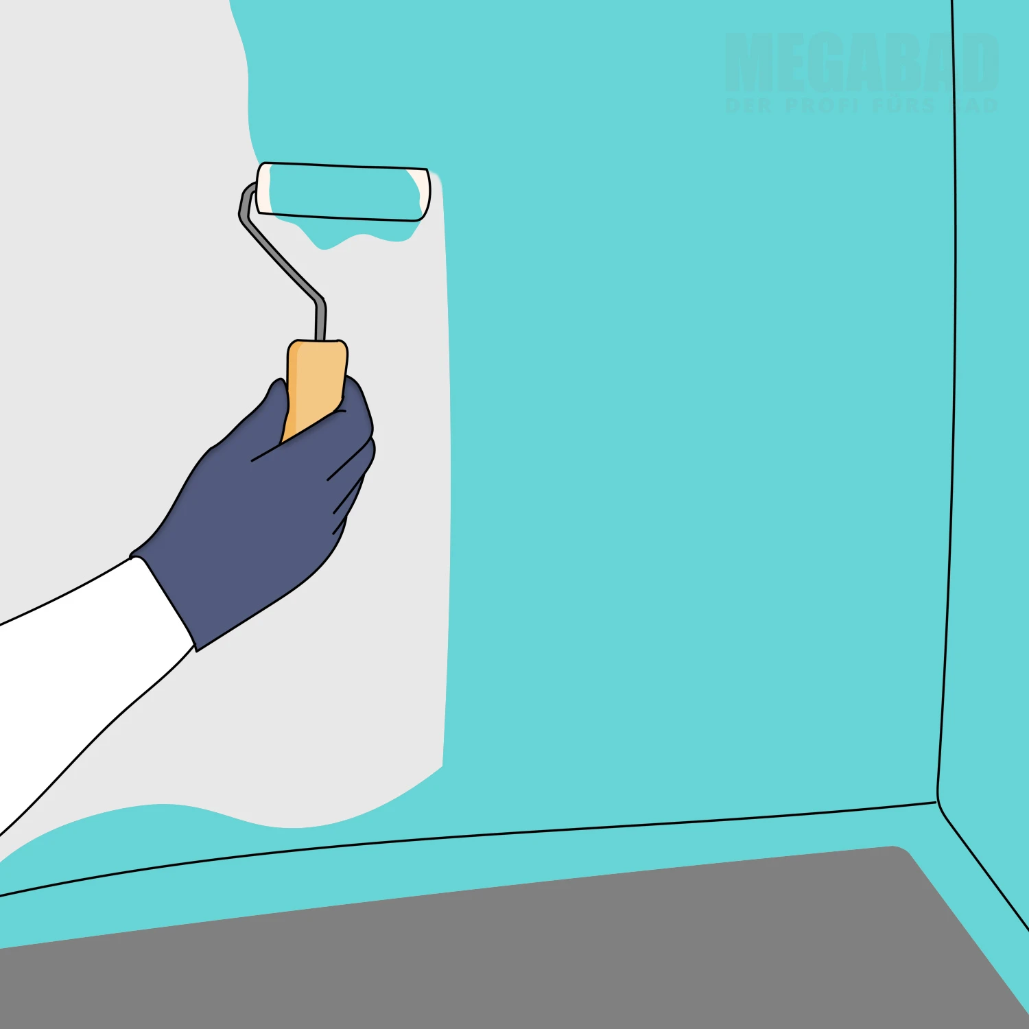 Schritt 5: Zweiter Anstrich