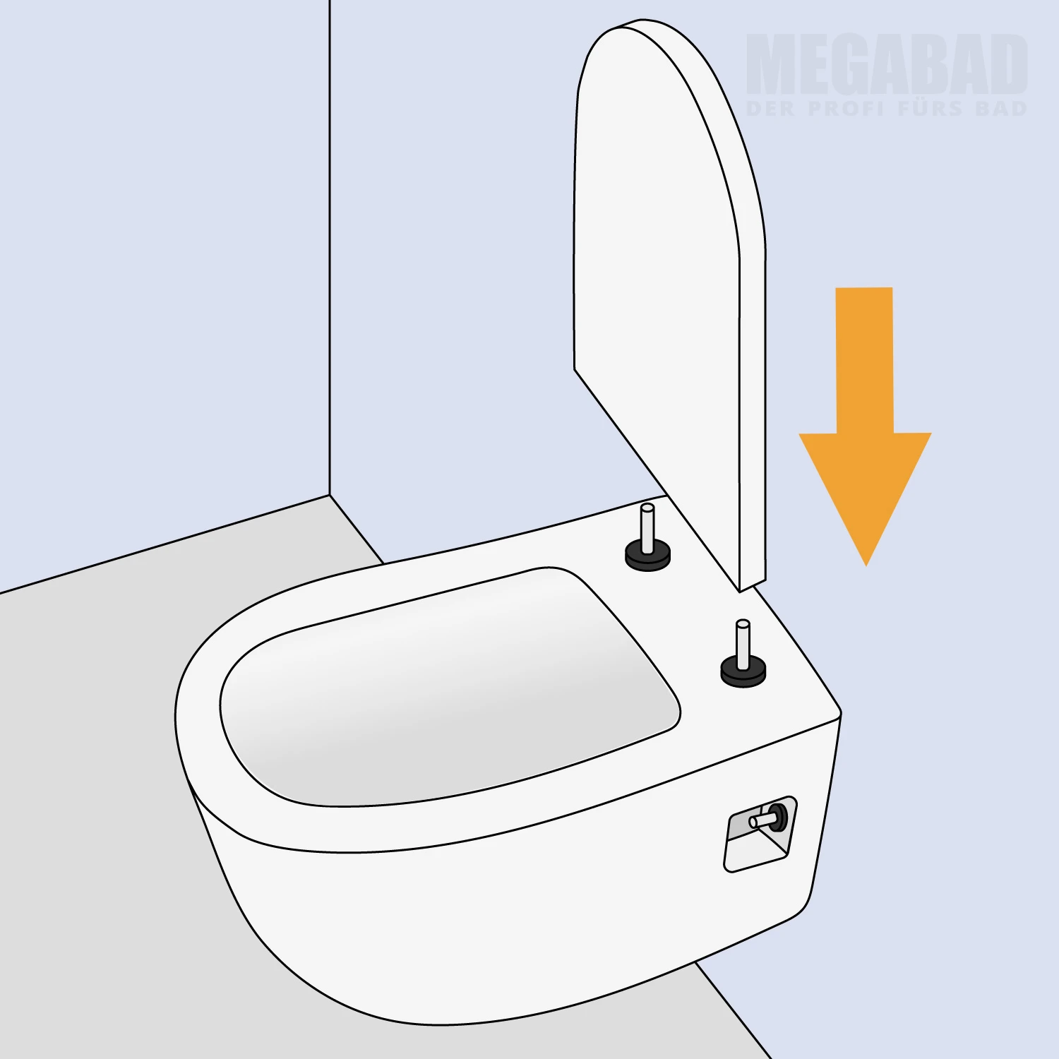 Schritt 9: WC-Sitz montieren