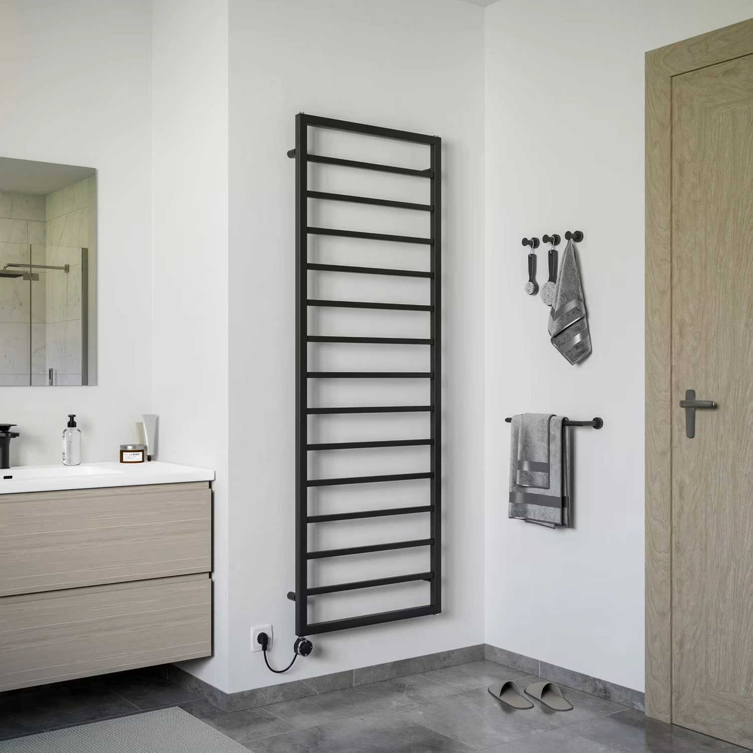 Sturotec Bath 3 E Badheizkörper in einem modernen Badezimmer