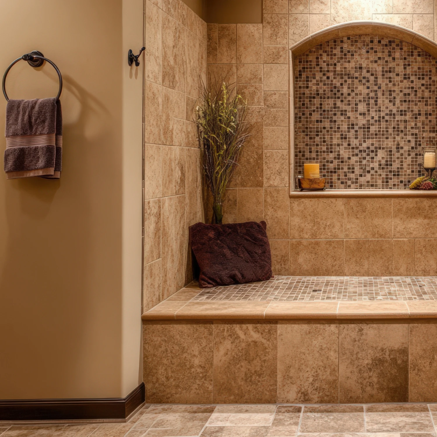 Hamam Badezimmer in Steinoptik