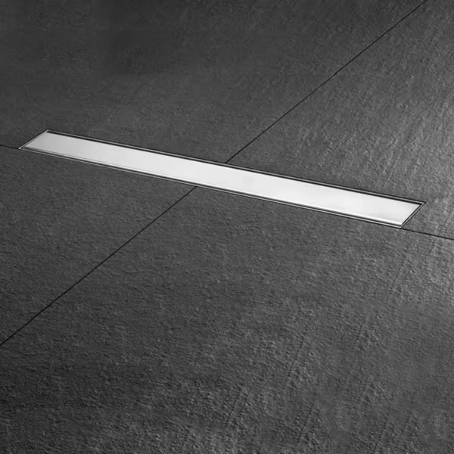 Drainset komplett Duschrinne mit Abdeckung Zero