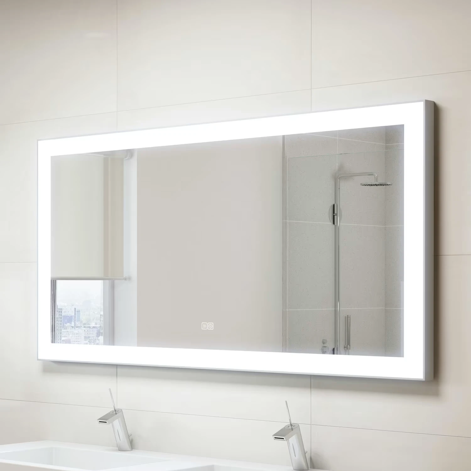 Kronenbach Day Badspiegel in einem hellen Bad