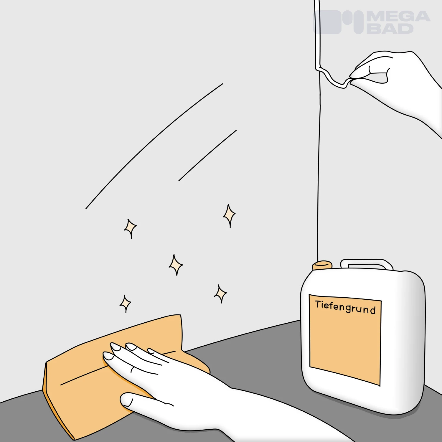 Schritt 1: Vorbereitung der Dusche