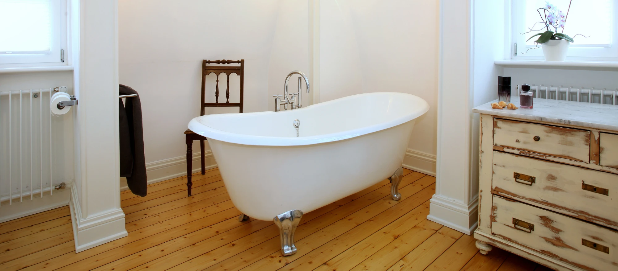 Badezimmer im Altbau-Charme