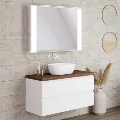 Kleines Gäste-WC mit wenigen Tricks optisch vergrößern