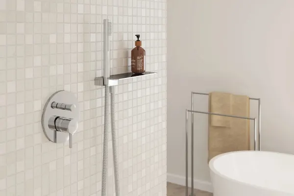 Optimale Höhe der Duscharmatur feststellen