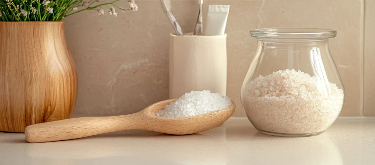 Glas-Salz im Bad: Ästhetik, Pflege und Funktion in einem