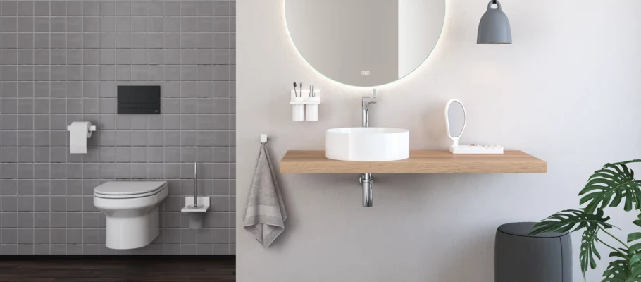 Kleines Badezimmer modern gestalten: Maximale Raumausnutzung mit Stil () Kleines Badezimmer modern gestalten: Maximale Raumausnutzung mit Stil